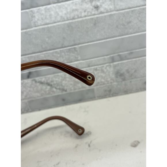 Coach Flora Brown Wood Women’s Sunglasses *FRAMES ONLY* S2006 Brown - Picture 3 of 5